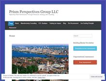 Tablet Screenshot of prismperspectivesgroup.com